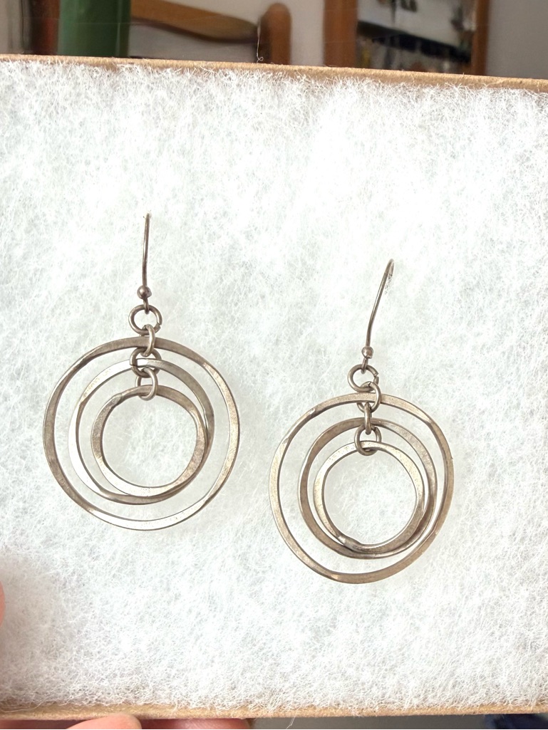 Sundance Triple Silver Hoops 48$
